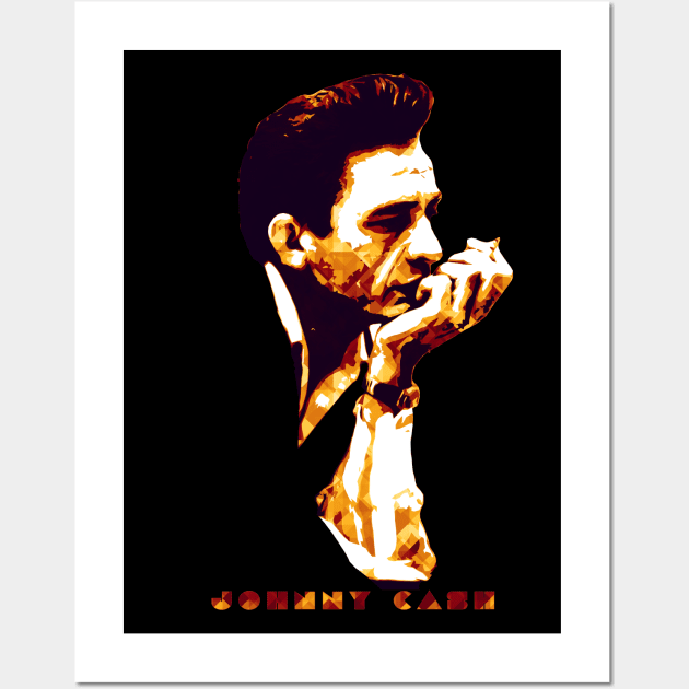 Johnny Cash - Popart Wall Art by TheMarineBiologist